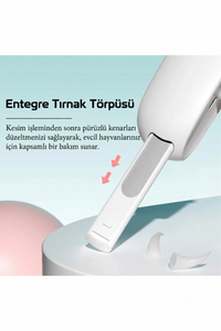 Törpülü Hazneli Ayarlanabilir Kedi Köpek Tırnak Makası